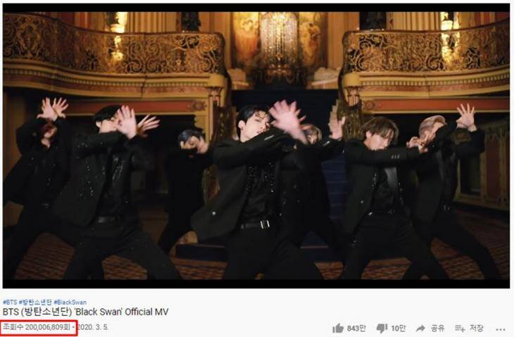 衣装を검정(黒色)に揃えたBTS