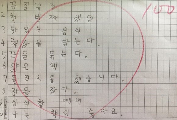韓国語の分かち書きの基本的なルールと空白、スペースの空け方