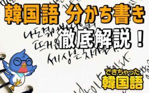 韓国語 分かち書き(띄어쓰기)とは？基本的なルールと空白、スペースの空け方を徹底解説