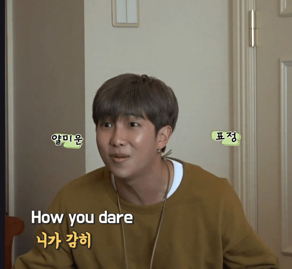 なぜ니가, 너가と読む