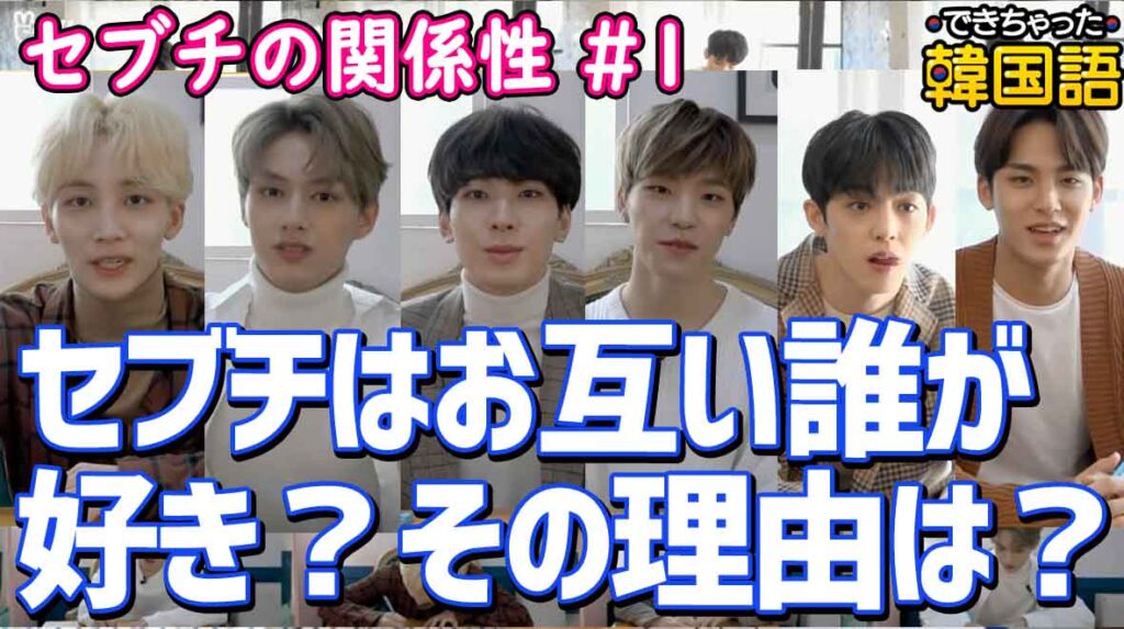 セブチ セブンティーン 日本語字幕 好きなメンバーと理由は メンバー13人の関係性 でき韓ブログ