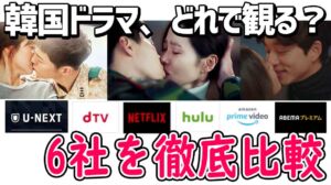 【2022年最新】韓国ドラマ 動画配信サービス (VOD) おすすめはこれ！6社を徹底比較