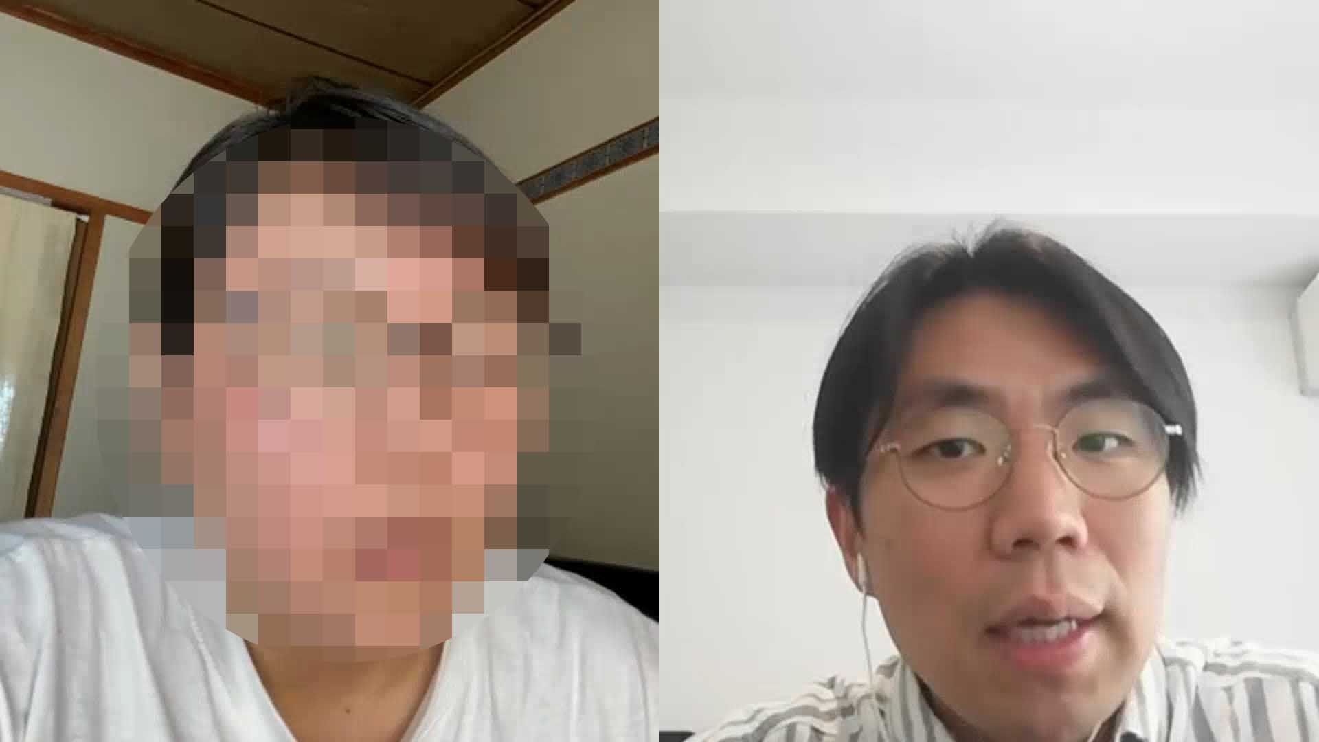 レッスン中のメン・ジェヨン先生