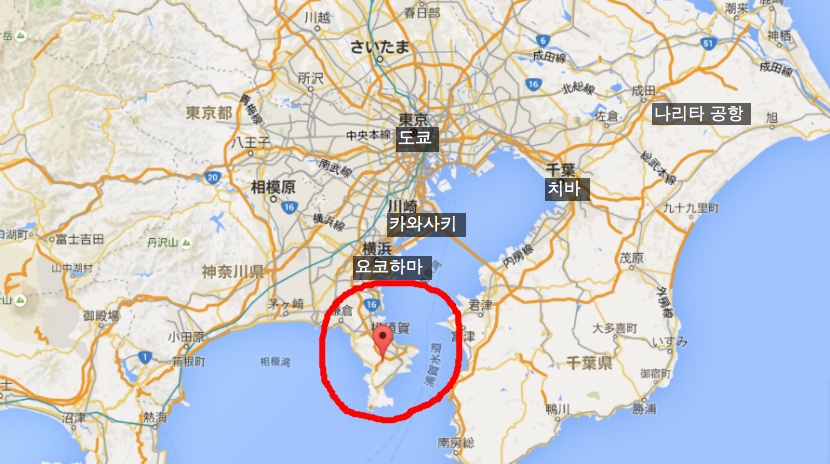 三浦半島はどこ?