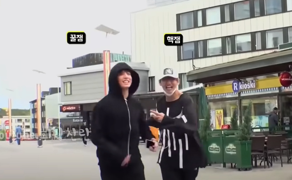 やんちゃなジョングクとテテ