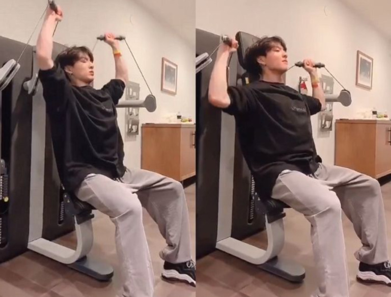 BTSの筋肉マン ジョングク（Photo Via Youtube Screen shot）