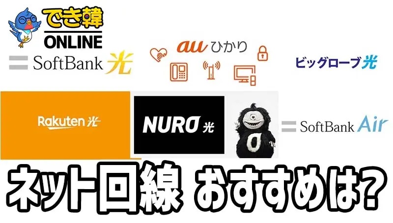 オンラインレッスン講師がおすすめする安くて速いインターネット回線