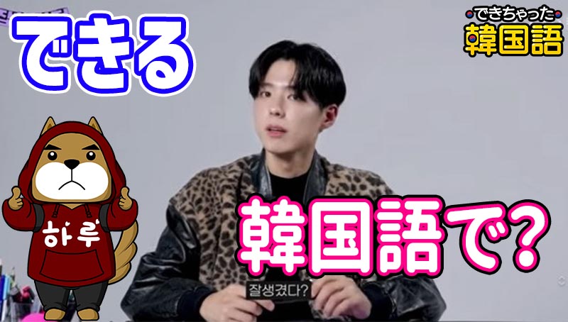 「できる」韓国語で3つ?생기다, 을 수 있다, 줄 알다の意味と使い方, 잘생겼다もまとめて解説